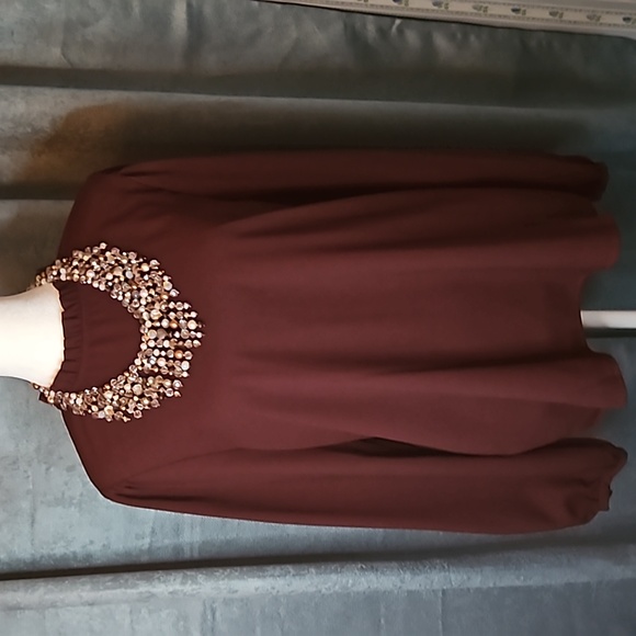 Worthington Tops - Worthington Brown Blouse